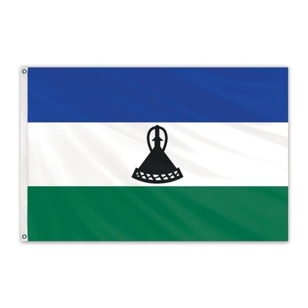 Lesotho Outdoor Nylon Flag 4'x6'